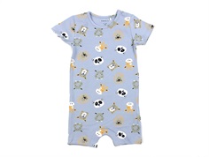 Name It dusty blue sunsuit print